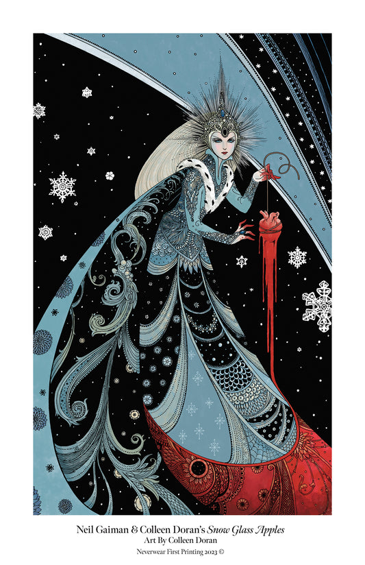 New SNOW GLASS APPLES print up! (with a discount code)