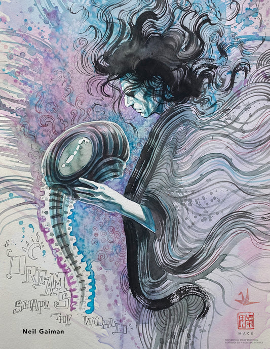 NEW PRINT!! DAVID MACK PAINTS SANDMAN