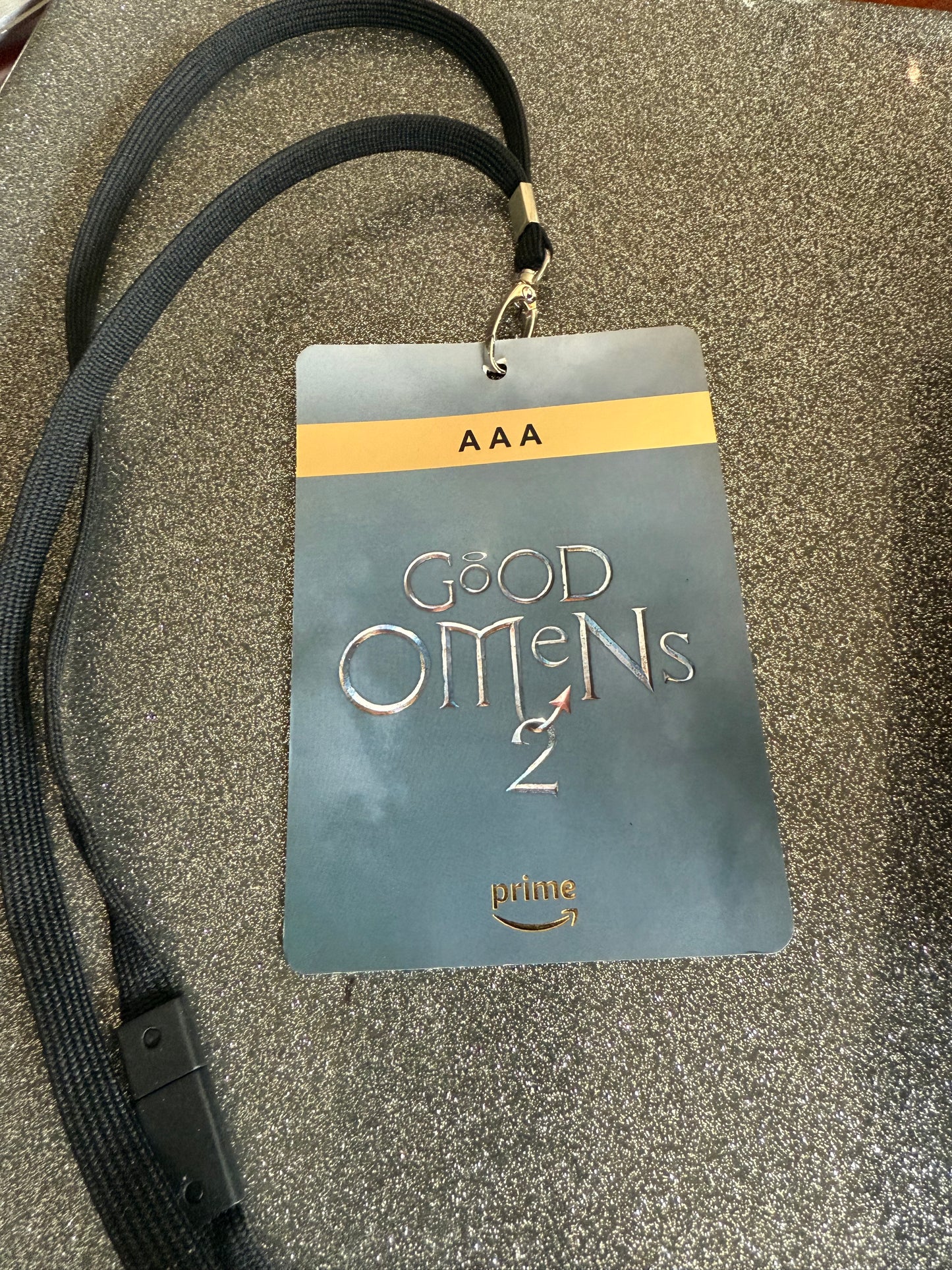 SIGNED Good Omens promo poster! Jon Hamm, Sheen & Tennant, Neil + extra!