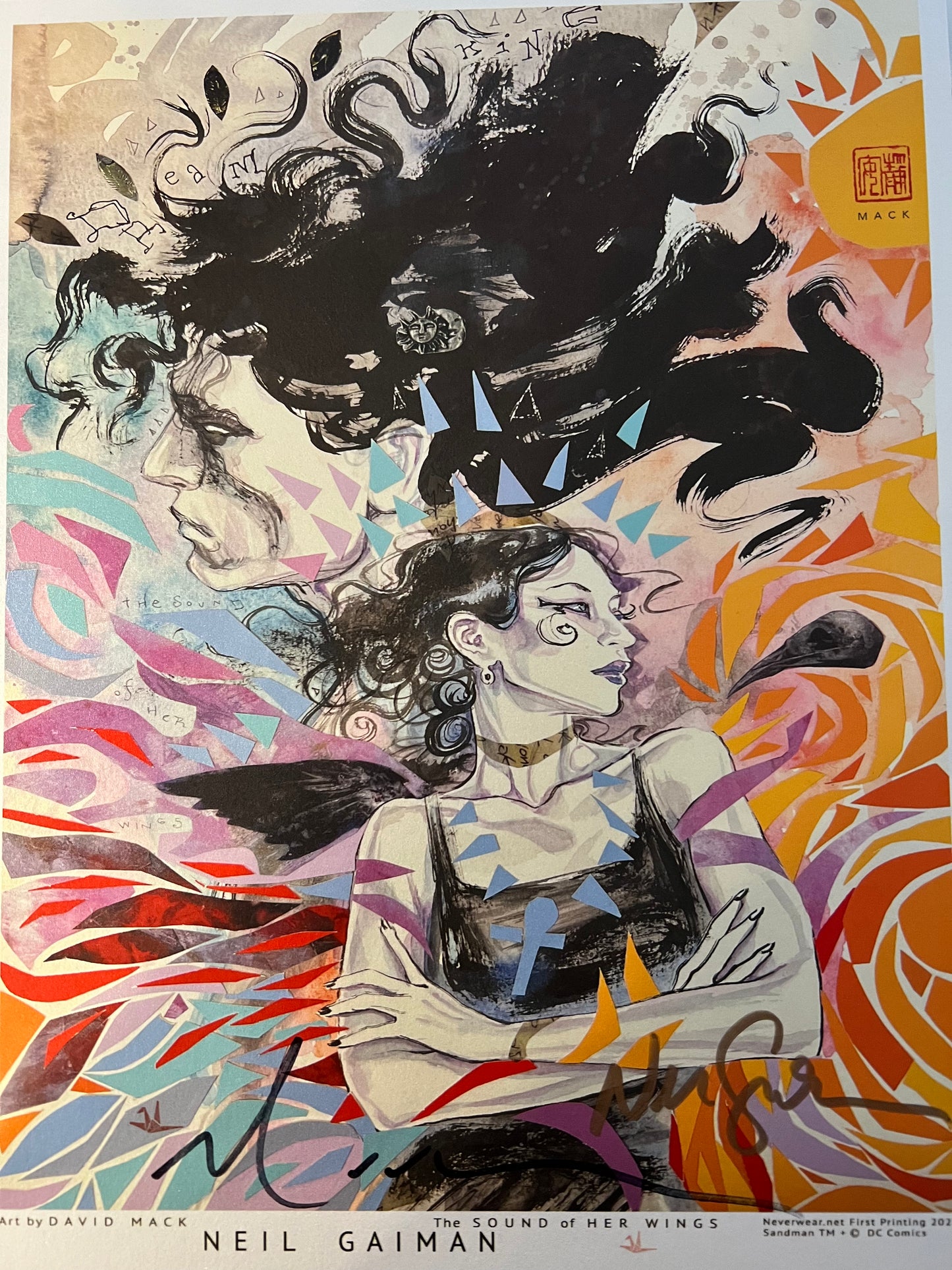 David Mack paints Death and Dream Together