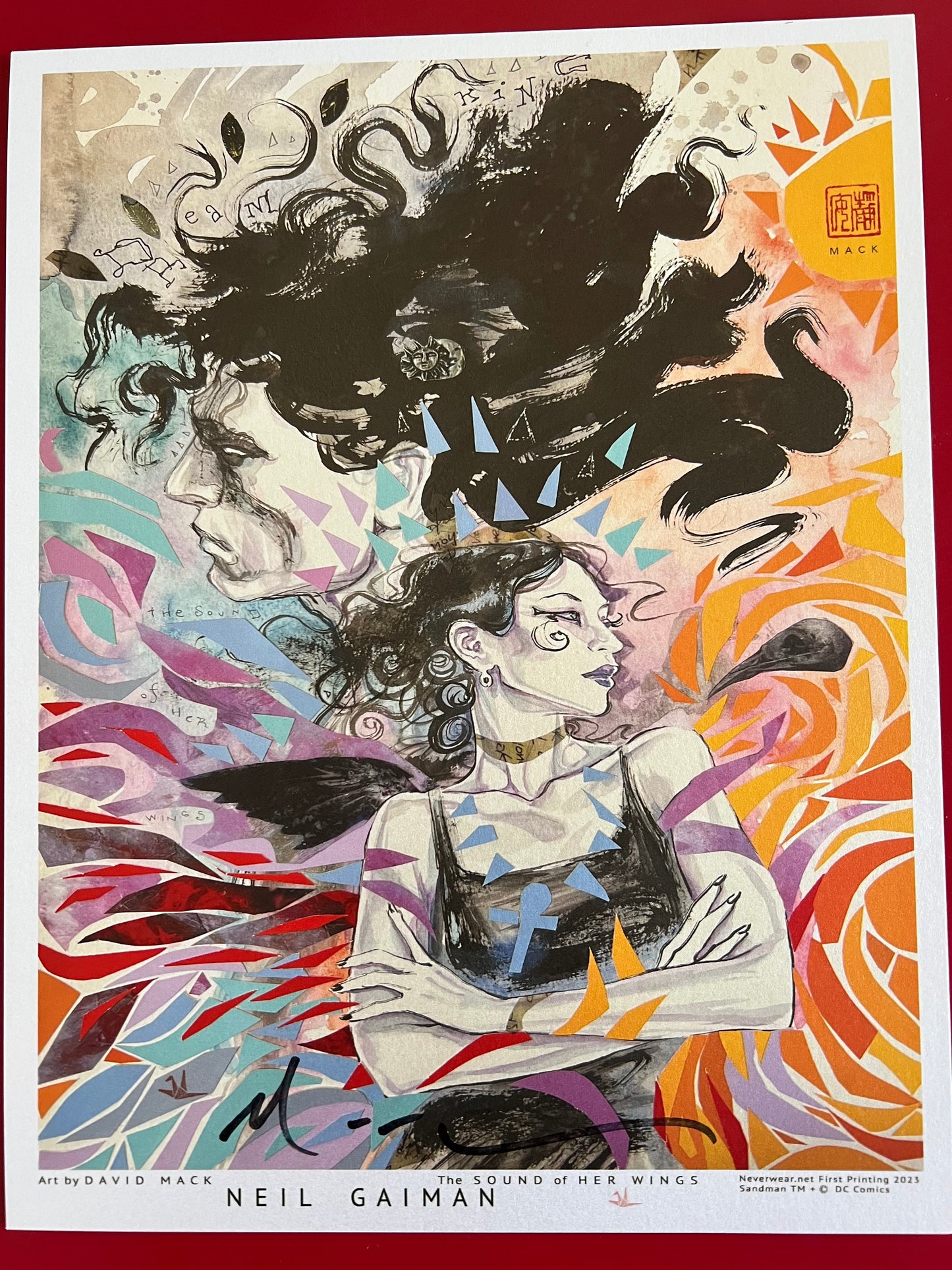 David Mack paints Death and Dream Together