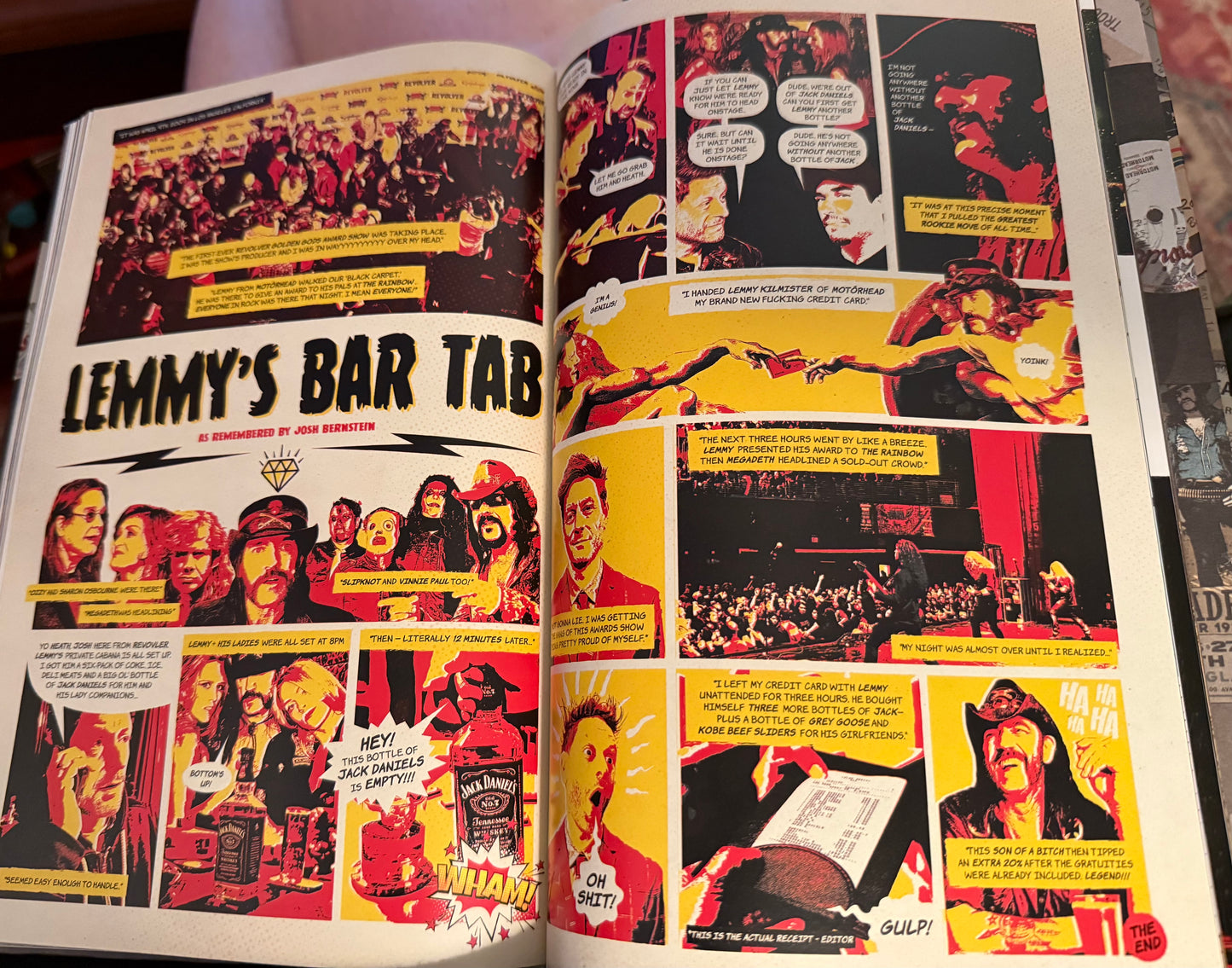 LEMMY! A Lemmy/ Motorhead graphic novel by Z2 "No Remorse"by OZZY + more