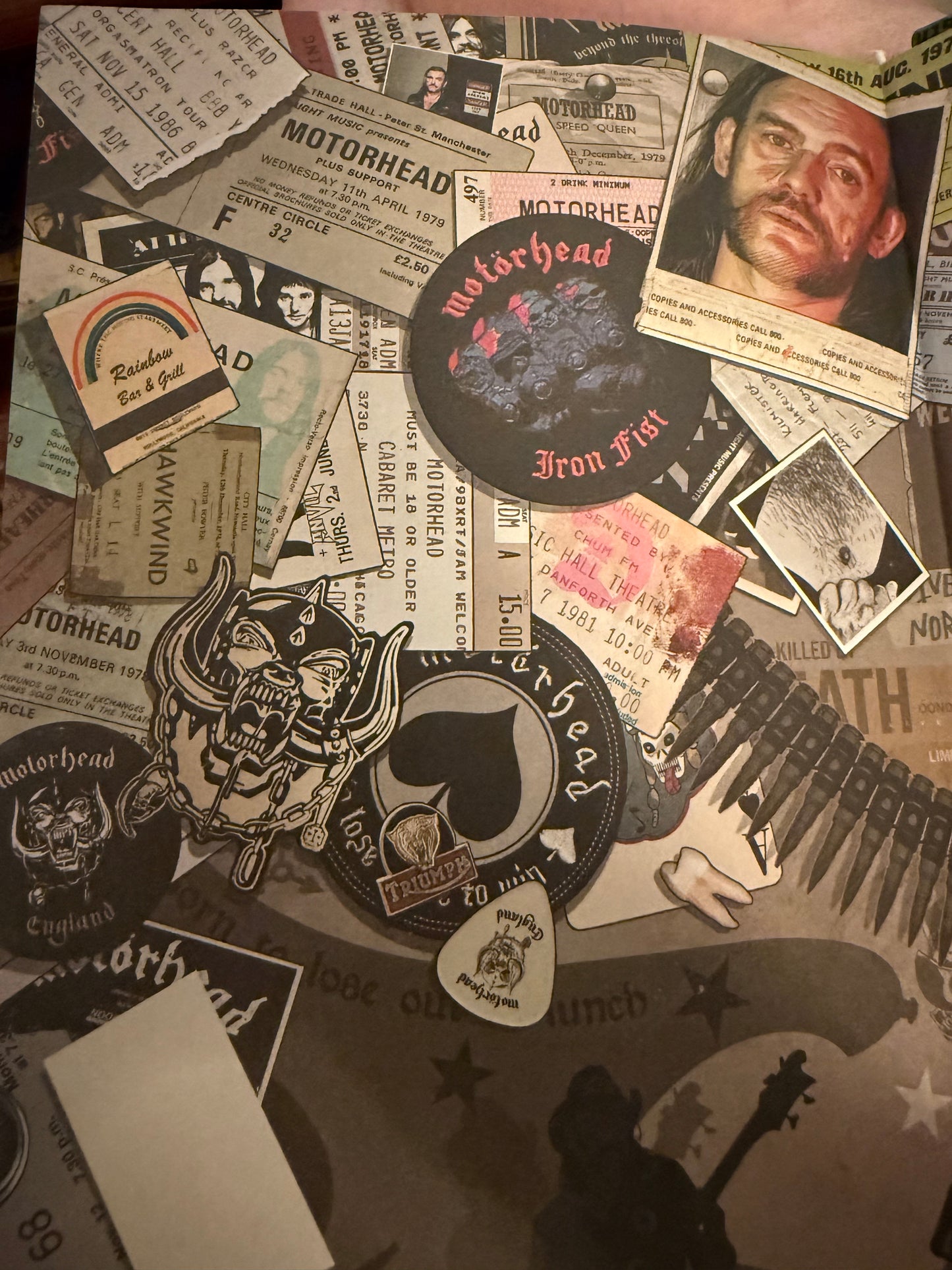 LEMMY! A Lemmy/ Motorhead graphic novel by Z2 "No Remorse"by OZZY + more