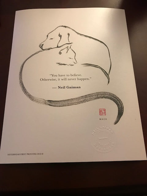 David Mack's BELIEVE piece, now in print form!