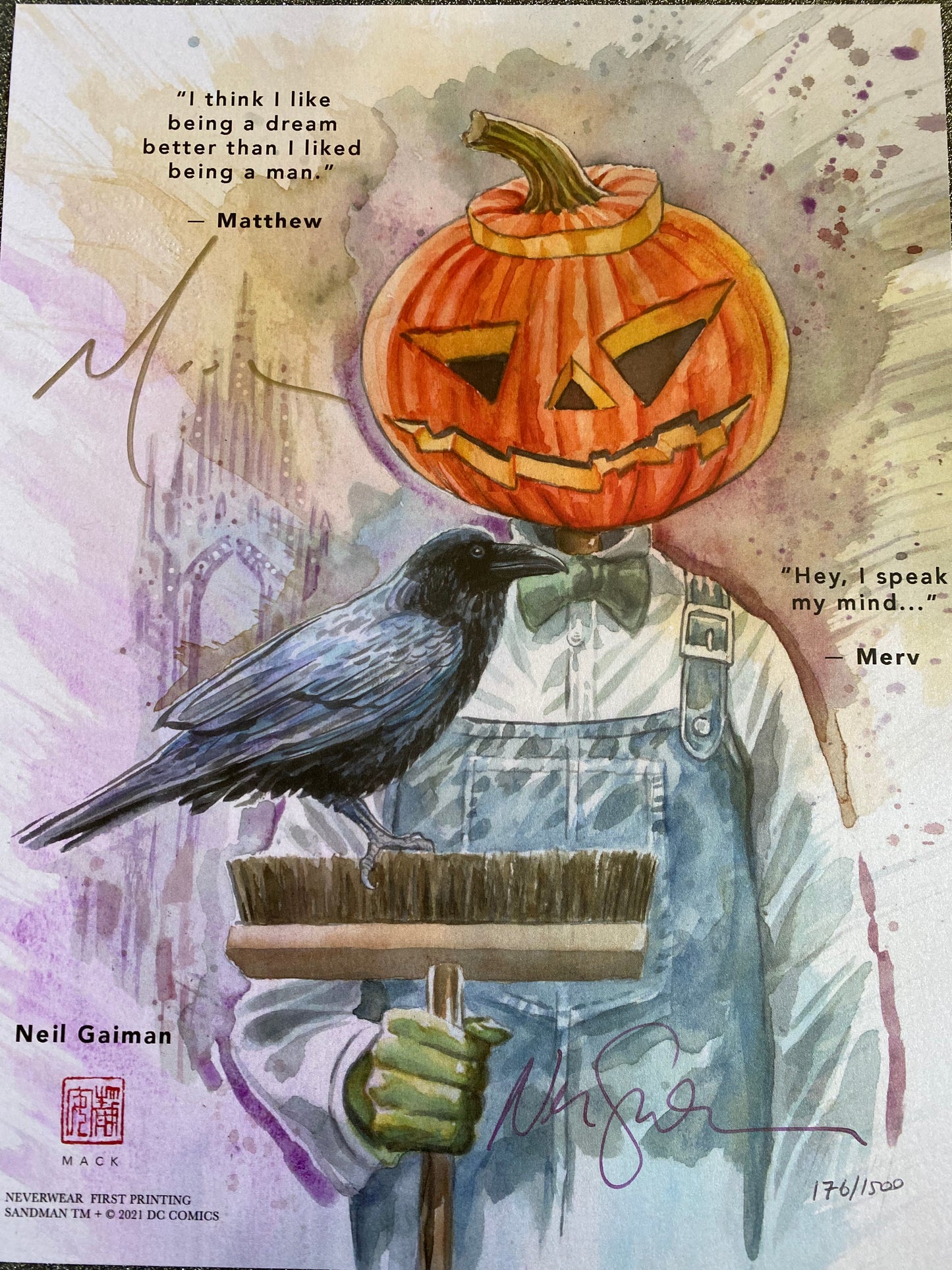 Matthew and Merv Pumpkinhead by David Mack