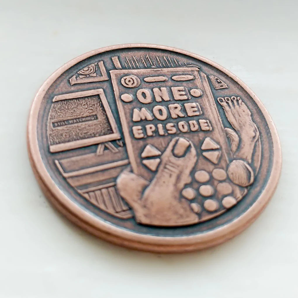One More Episode / Go to Bed Decision Maker Coin