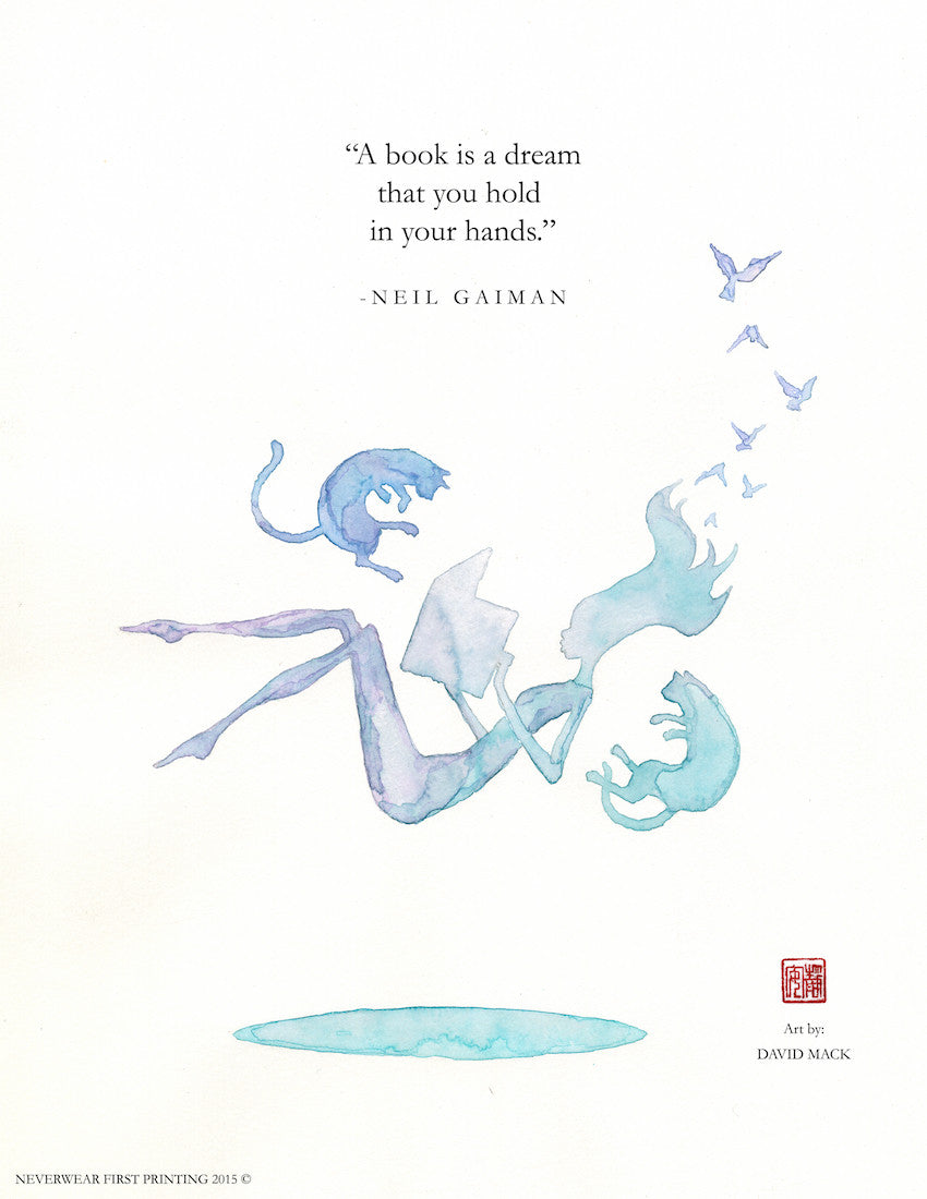 NEW David Mack/Neil Gaiman print available now...DREAM, plus WISH reprint.