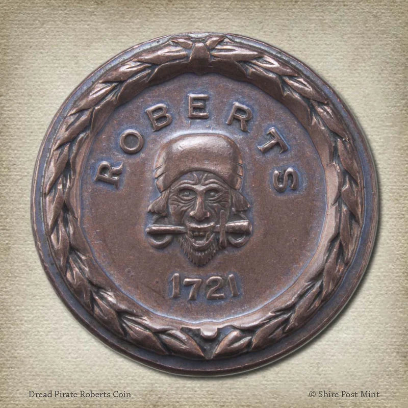 DREAD PIRATE ROBERTS COIN IN SOLID COPPER