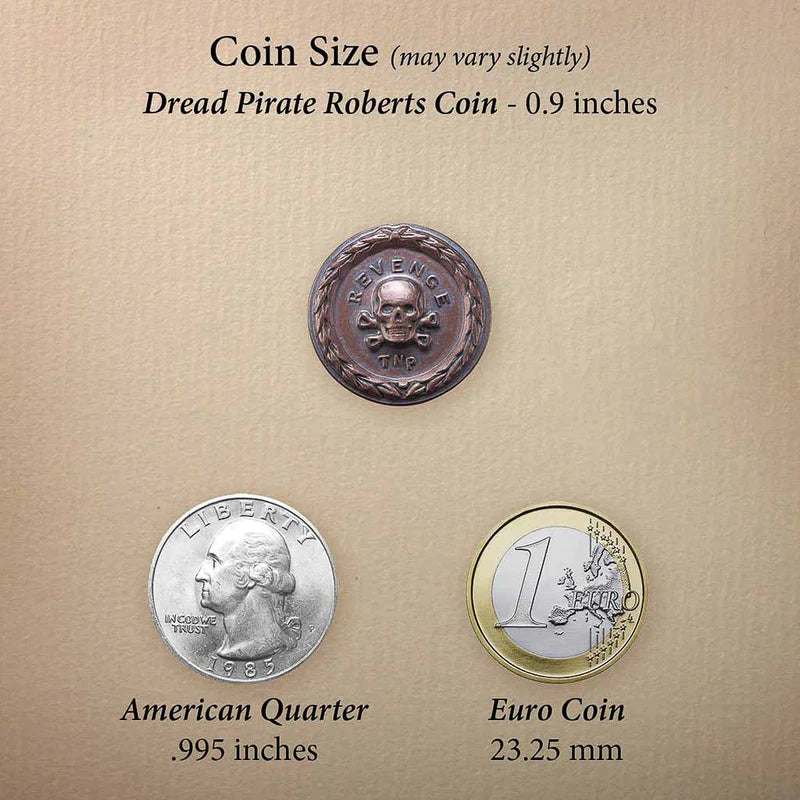 DREAD PIRATE ROBERTS COIN IN SOLID COPPER