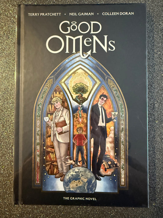 Good Omens graphic novel, art by Colleen Doran