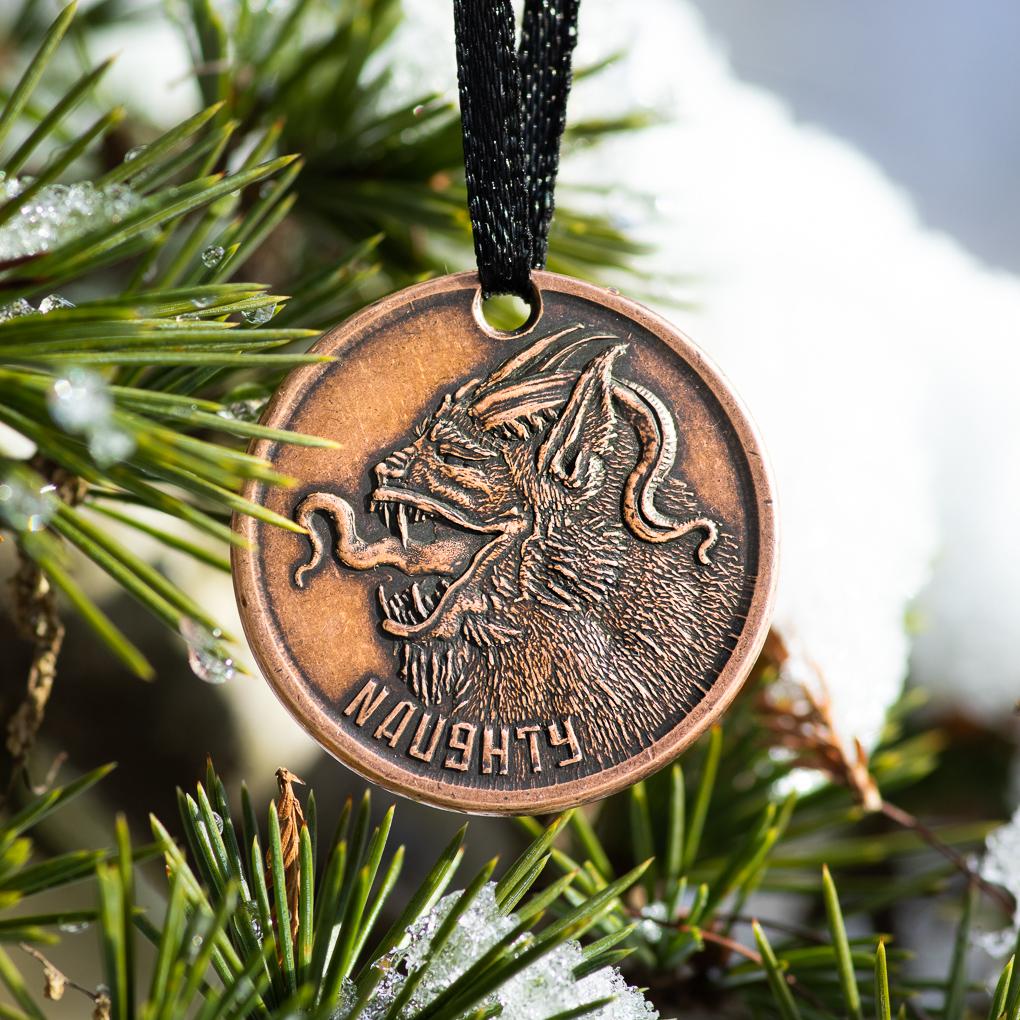 KRAMPUS ORNAMENT!! Are You Naughty or Nice?
