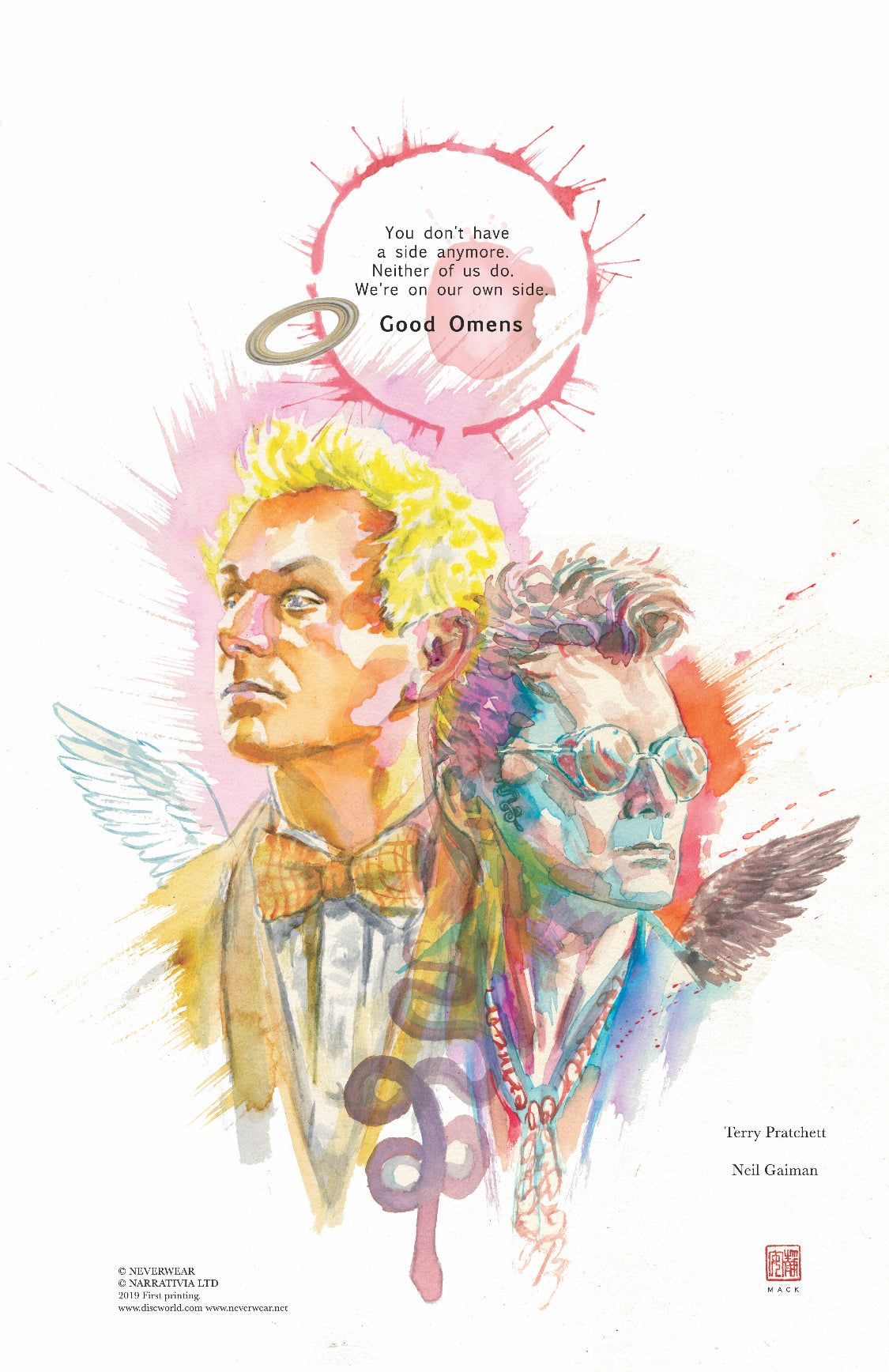 Good Omens 11" x 17" David Mack LTD edition print