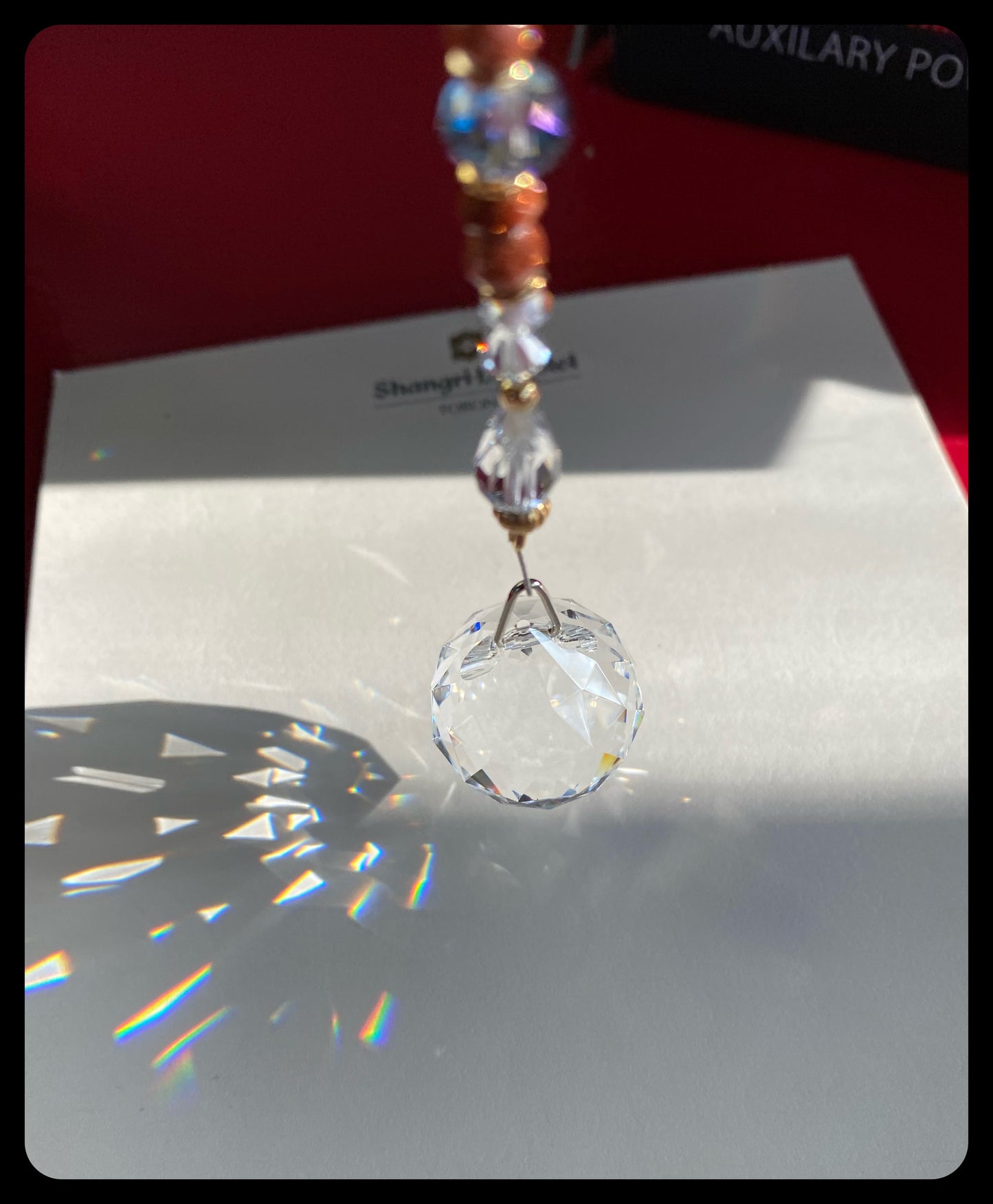 Swarovski Austrian Crystal & gemstone prisms: Handmade by Cat!