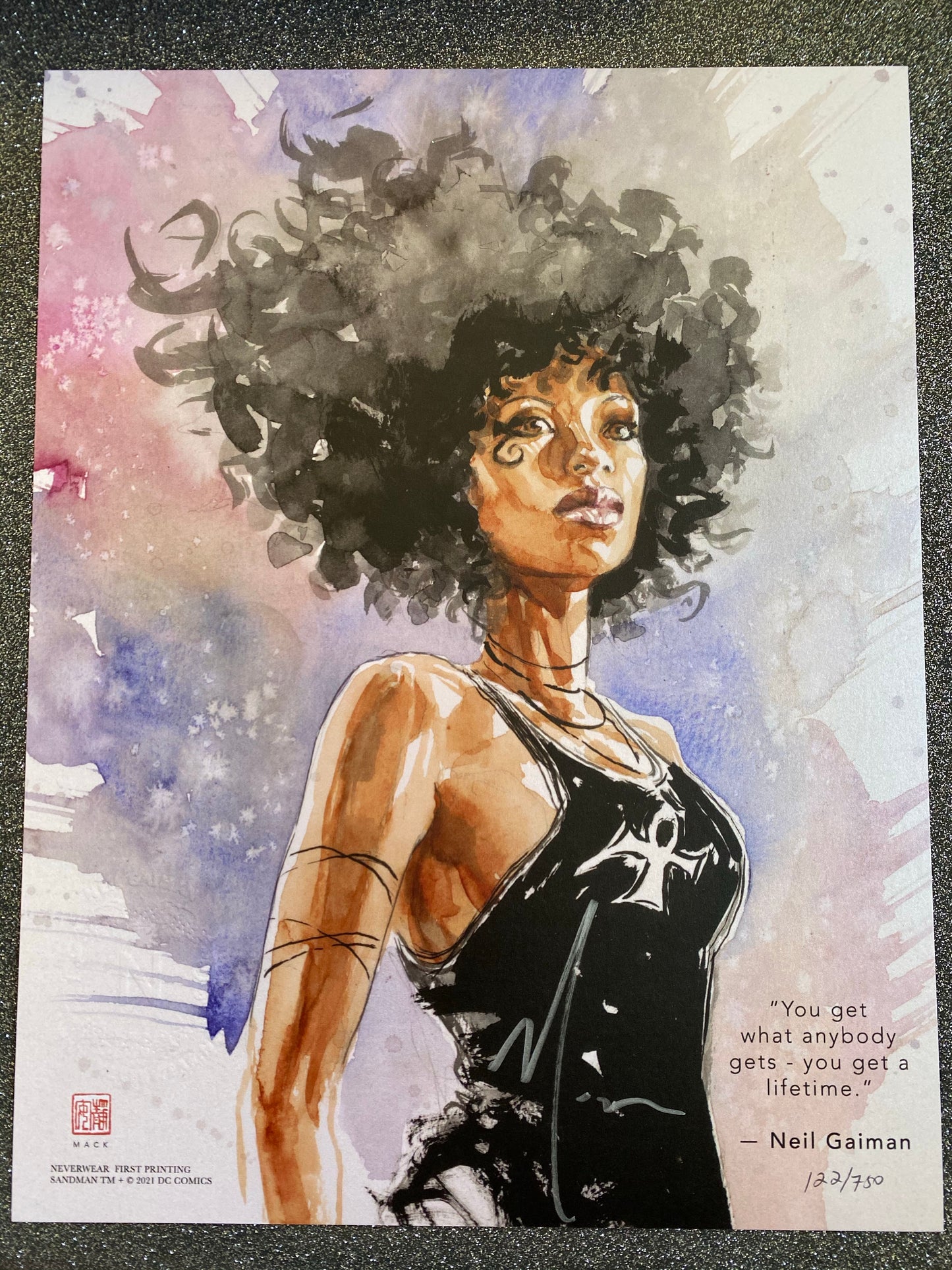 2021 Limited Edition DEATH painted by David Mack